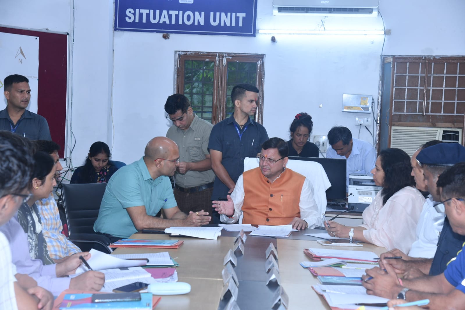 "Chief Minister Pushkar Singh Dhami Keeps Administration on Alert During Rainfall, Instructs District Magistrates to Handle Flooding"