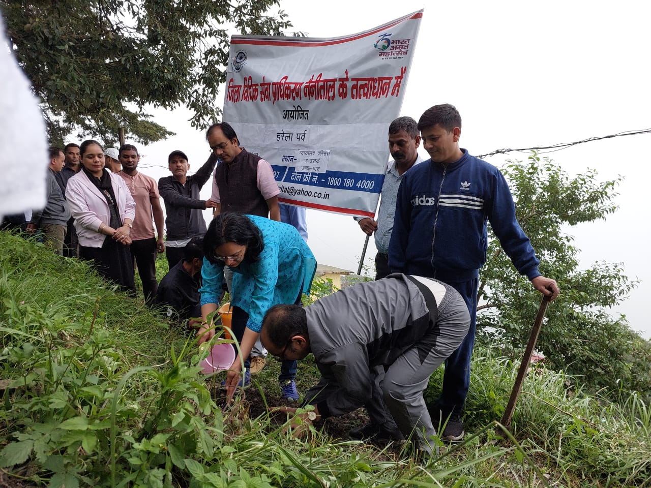 "Nainital's Judiciary and Legal Services Authority Launch 'Greenery Campaign' Together"