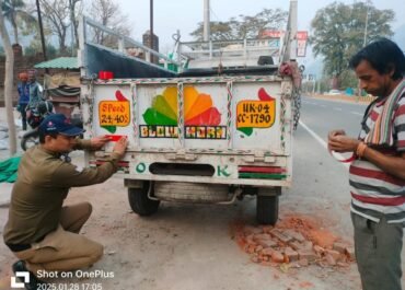 परिवहन विभाग की बड़ी कार्रवाई: 144 वाहनों के चालान, 4 वाहन सीज।