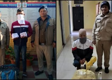 SSP नैनीताल के निर्देश पर पुलिस का नशे के खिलाफ बड़ा अभियान, दो तस्कर गिरफ्तार।