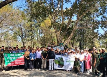 अंतर्राष्ट्रीय वन दिवस पर छात्रों ने लिया प्रकृति संरक्षण का संकल्प।