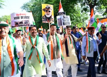 तिरंगा शौर्य सम्मान यात्रा” का भव्य आयोजन, ऑपरेशन सिंदूर की ऐतिहासिक विजय को समर्पित रही पदयात्रा।