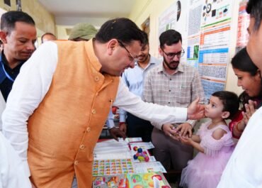 मुख्यमंत्री ने सरस्वती विद्या मंदिर, मांडूवाला में छात्रावास शिलान्यास कार्यक्रम में किया प्रतिभाग।