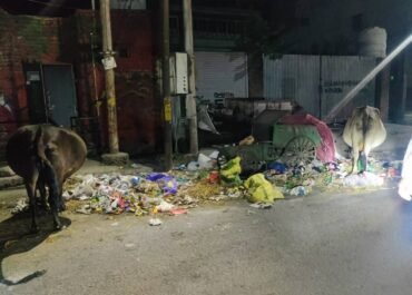 प्रधानमंत्री का स्वच्छ भारत सपना, वार्ड 8 की गलियों में बिखरा पड़ा – कूड़े के ढेर और सड़ांध में घुटती जनता”