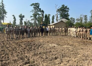 वन विभाग की बड़ी कार्रवाई: शिवनाथपुर बीट से 22 हेक्टेयर वन भूमि मुक्त।