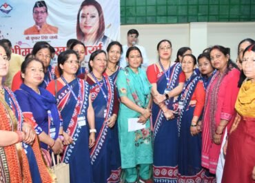 खिलाड़ी देंगे देवभूमि को ग्लोबल पहचान: रेखा आर्या, भीमताल में बैडमिंटन हॉल और मल्टीपरपज हॉल का खेल मंत्री ने किया लोकार्पण।