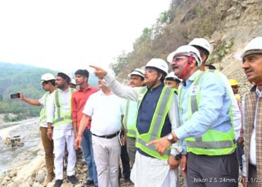 सांसद अजय भट्ट ने जमरानी बहुद्देश्यीय बांध परियोजना का किया निरीक्षण, 15 जून तक निर्माण कार्य पूर्ण करने के दिए निर्देश।