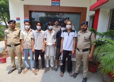 पुलिस ने हत्या के प्रयास के मामले में 5 आरोपियों को किया गिरफ्तार।