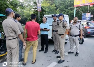 परिवहन विभाग का चेकिंग अभियान: 117 वाहनों के चालान, 06 वाहन सीज।