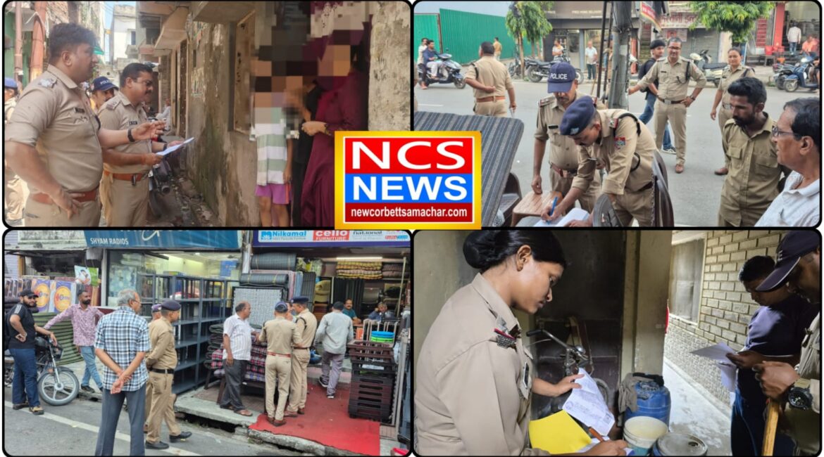 पुलिस का एक्शन,  किरायेदार सत्यापन अभियान: 82 पर कार्यवाही, 16 मकान मालिकों के कटे 1.60 लाख के चालान।