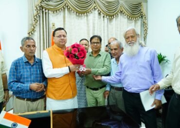 मुख्यमंत्री धामी से नंदा देवी राजजात समिति की भेंट, 2026 की यात्रा को भव्य बनाने की तैयारियाँ तेज।