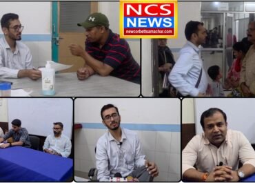 चन्दन हॉस्पिटल द्वारा रामनगर में लगाया निःशुल्क स्वास्थ्य शिविर, लगभग 100 से अधिक मरीजों को मिली परामर्श सुविधा।