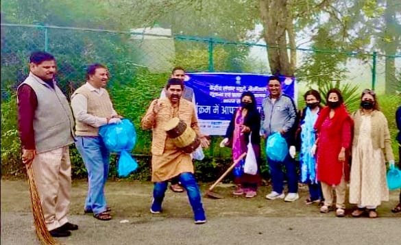 केंद्रीय संचार ब्यूरो (सीबीसी) नैनीताल ने किया स्वच्छोत्सव 2025 का आगाज।