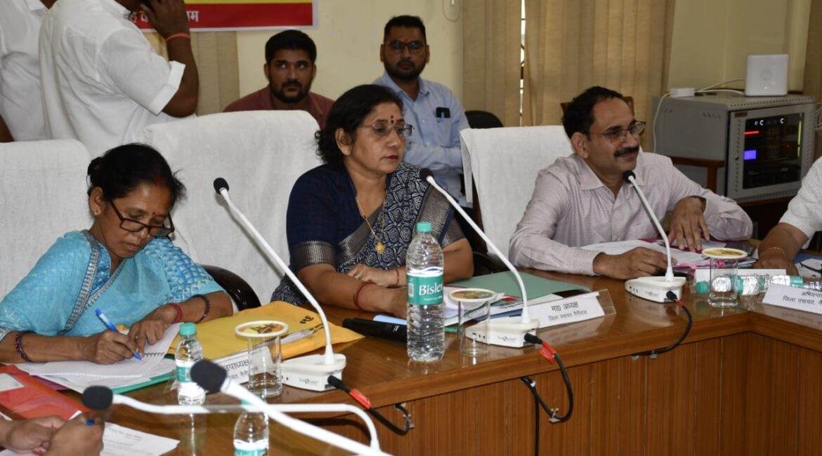 जिला पंचायत की आंतरिक बोर्ड बैठक सम्पन्न, 10 प्रस्तावों पर बनी सहमति।