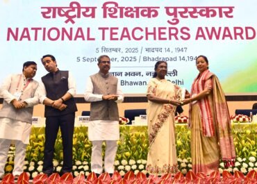 राष्ट्रीय शिक्षक पुरस्कार 2025: उत्तराखण्ड की डॉ. मंजू बाला को मिला सम्मान।
