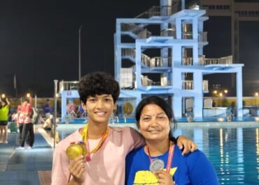 इंदौर राष्ट्रीय प्रतियोगिता में भार्गवी रावत ने बाईथले और ट्राईथले दोनों में जीते गोल्ड मेडल।