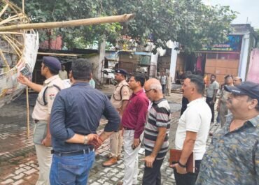 दशहरा पर्व को लेकर एमपी हिन्दू इंटर कॉलेज मैदान में हुई बैठक, हाईकोर्ट के आदेशों का होगा पालन।