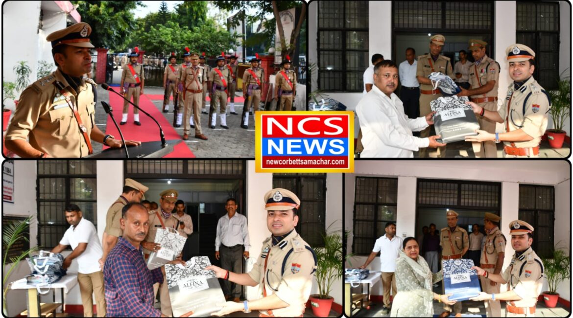 एसएसपी नैनीताल ने महापुरुषों की प्रतिमाओं का अनावरण कर पुलिस बल को प्रेरित किया।