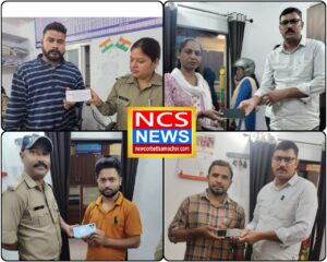 खोए मोबाइल वापस मिलने पर खुशी से झूमे लोग — नैनीताल पुलिस का धन्यवाद किया।