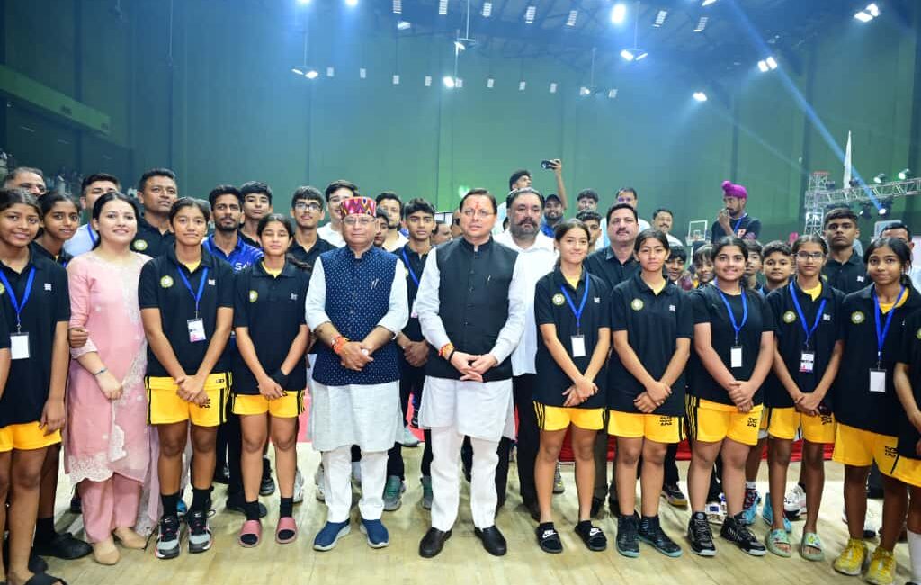देहरादून में 50वीं सब-जूनियर राष्ट्रीय बास्केटबॉल चैंपियनशिप का मुख्यमंत्री धामी ने किया शुभारंभ।