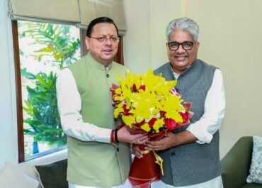 मुख्यमंत्री ने की केंद्रीय मंत्री से मुलाकात, उत्तराखंड की 7 जल विद्युत परियोजनाओं को मंजूरी दिलाने का किया अनुरोध।
