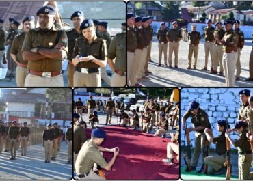 जवान रहेगा तंदुरुस्त तो पुलिसिंग रहेगी दुरुस्त, SSP डॉ. मंजूनाथ टीसी की मौजूदगी में पुलिस लाइन नैनीताल में दमदार साप्ताहिक परेड — जवानों में दिखा जबरदस्त अनुशासन और जोश।