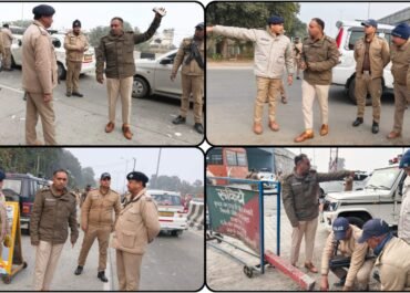 सैलानियों की सुरक्षा सर्वोपरि, खुद मैदान में उतरे SSP; सड़कों व सरहदी बैरियरों पर संभाली कमान।