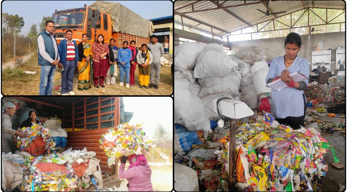 कॉर्बेट क्षेत्र में प्लास्टिक कचरा प्रबंधन की दिशा में बड़ी पहल, 4850 किलो प्लास्टिक भेजा गया वैज्ञानिक उपचार के लिए।