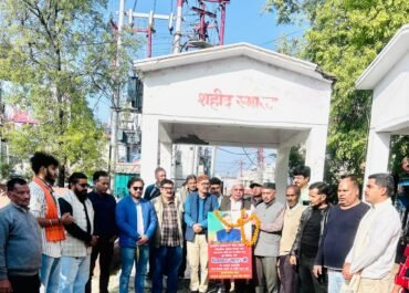 रामनगर में आंदोलनकारियों ने दी स्वर्गीय दिवाकर भट्ट को भावपूर्ण श्रद्धांजलि।