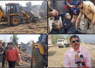रामनगर पुछड़ी में अतिक्रमण पर बड़ी कार्रवाई: 52 अवैध घर ढहाए, 90 से अधिक परिवार प्रभावित