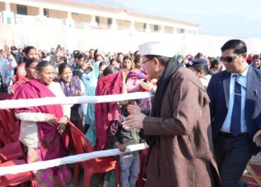 टिहरी गढ़वाल पहुँचे मुख्यमंत्री धामी, खेलकूद एवं सांस्कृतिक महोत्सव में किया प्रतिभाग