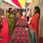 देवभूमि की परंपरा पहुंची दक्षिण भारत, ऐपण ने जीता दिल।