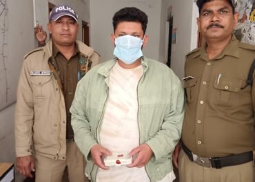 डॉ. मंजुनाथ टीसी के निर्देश पर बड़ी कार्रवाई, चेकिंग के दौरान युवक दबोचा, 12 बोर के कारतूस के साथ गिरफ्तार।