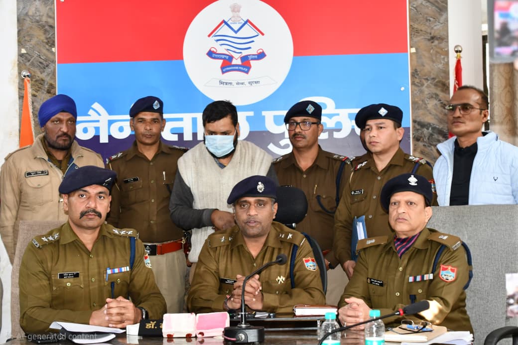 एसएसपी नैनीताल डॉ. मंजुनाथ टीसी का बड़ा खुलासा 400 से अधिक CCTV खंगालकर चेन स्नेचिंग गैंग का भंडाफोड़, महिलाओं के मंगलसूत्र झपटने वाला शातिर बदमाश गिरफ्तार, आभूषण बरामद SSP ने कहा महिलाओं की सुरक्षा सर्वोच्च प्राथमिकता है। अपराधियों को किसी भी स्थिति में बख्शा नहीं जाएगा।