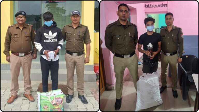 अवैध शराब पर पुलिस का शिकंजा, लालकुआं और भीमताल से 2 आरोपी गिरफ्तार।