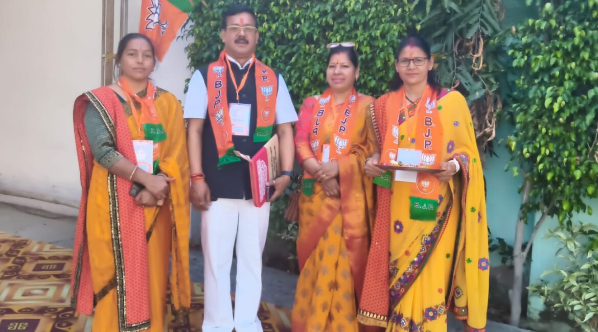 भाजपा के दीनदयाल उपाध्याय प्रशिक्षण अभियान का पीरूमदारा में आगाज।