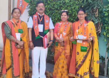 भाजपा के दीनदयाल उपाध्याय प्रशिक्षण अभियान का पीरूमदारा में आगाज।