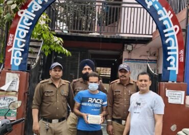 स्मैक तस्करी का भंडाफोड़, 32 ग्राम स्मैक के साथ तस्कर गिरफ्तार।