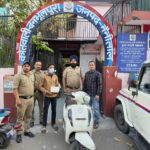 चेकिंग के दौरान खुला राज, स्कूटी सवार निकला स्मैक तस्कर।