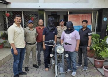 सीसीटीवी से खुला बाइक चोरी का राज, दो आरोपी गिरफ्तार