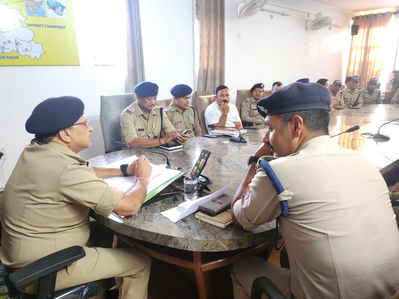 परीक्षा केंद्रों पर रहेगा पुलिस का विशेष पहरा, हल्द्वानी में हुई हाईलेवल ब्रीफिंग