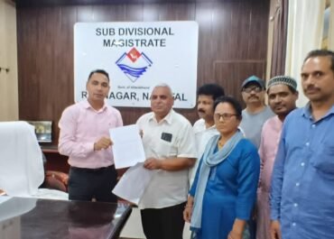 कानून व्यवस्था पर संयुक्त संघर्ष समिति का प्रदर्शन, मुख्यमंत्री को भेजा ज्ञापन।