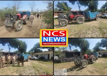 जंगल में खनन माफिया की एंट्री, वन विभाग ने बीच रास्ते दबोचा ट्रैक्टर!