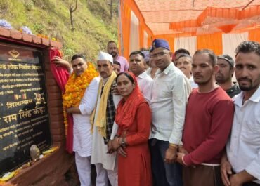 मंत्री राम सिंह कैड़ा ने ईलाइजर–गरगड़ी–कालाआगर मोटर मार्ग पर डामरीकरण कार्य का शिलान्यास किया।