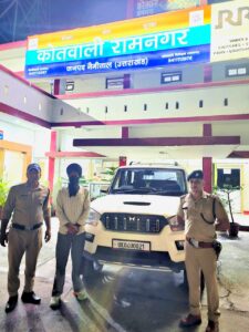 शराब के नशे में हंगामा करना पड़ा महंगा, स्कॉर्पियो सीज, चालक गिरफ्तार।