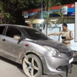 वायरल वीडियो बना सबूत! नंबर प्लेट छिपाकर फर्राटा भरने वाला चालक पुलिस के शिकंजे में, वाहन सीज।