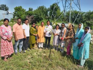 त्रिवेणी धाम टांडा मल्लू में वृक्षारोपण कार्यक्रम आयोजित, पर्यावरण संरक्षण का दिया संदेश।