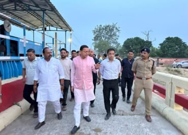 लोहियाहेड वाटर बाईपास बनेगा नया पर्यटन हब, सीएम धामी ने किया स्थलीय निरीक्षण।