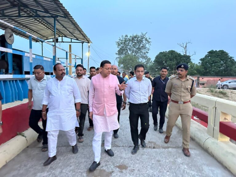 लोहियाहेड वाटर बाईपास बनेगा नया पर्यटन हब, सीएम धामी ने किया स्थलीय निरीक्षण।