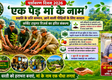 मां के नाम एक पेड़: कॉर्बेट में शुरू हुआ पर्यावरण संरक्षण का महाअभियान 🌳🌿